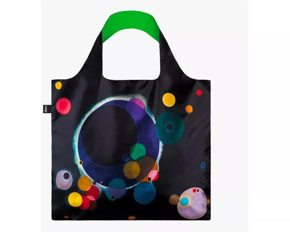 WASSILY KANDINSKY Several Circles Neon Green