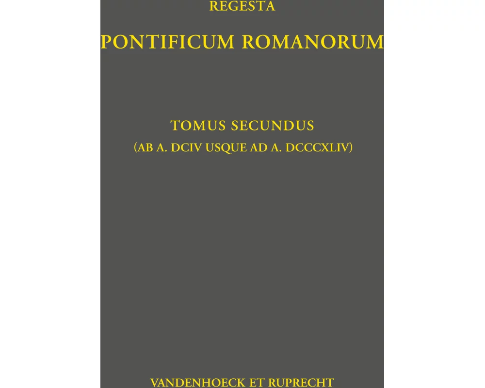 Regesta Pontificum Romanorum
