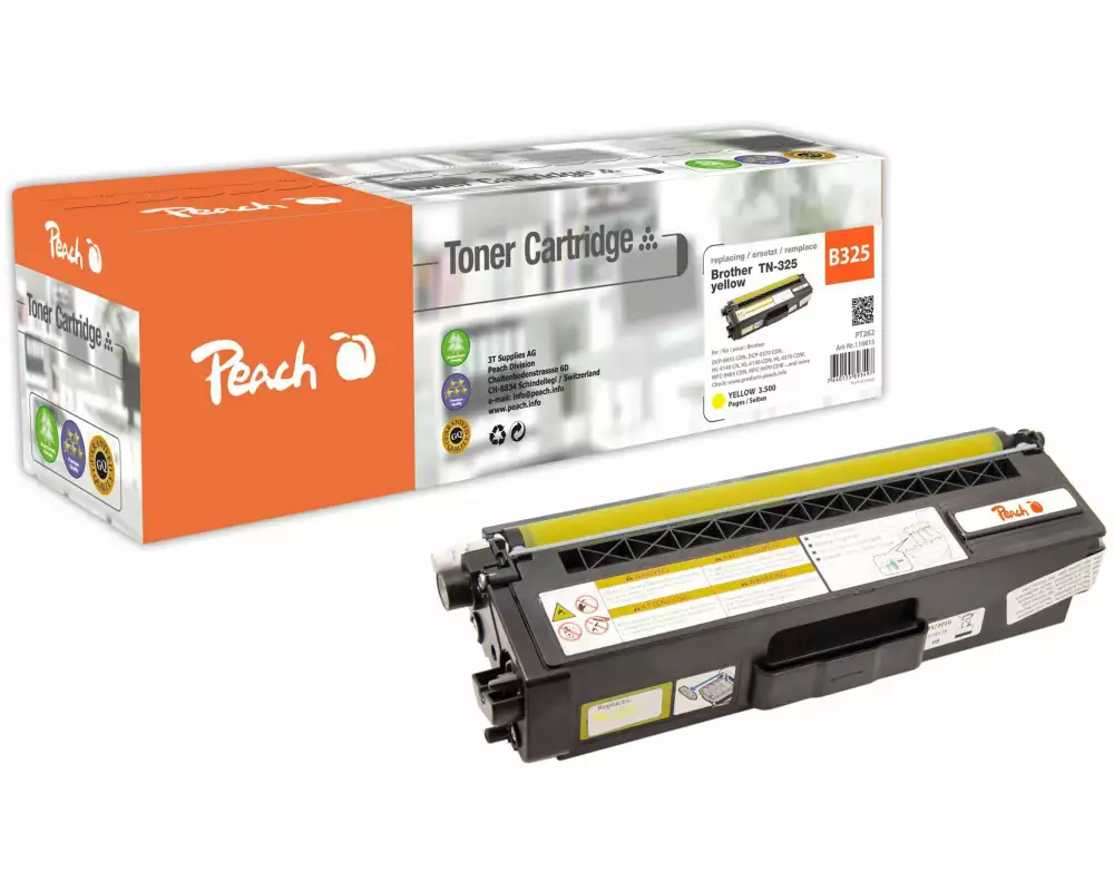 Peach Toner Brother TN-325Y Yellow