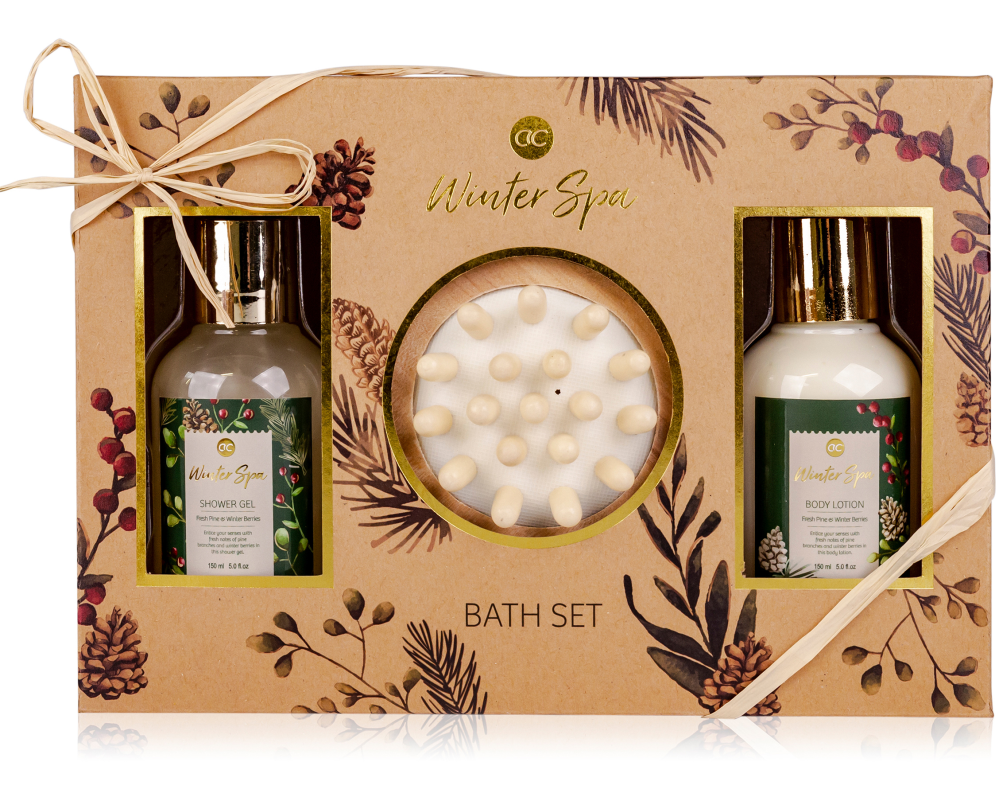 ROOST Badeset Winter Spa 6054336 Duschgel,Bodylotion