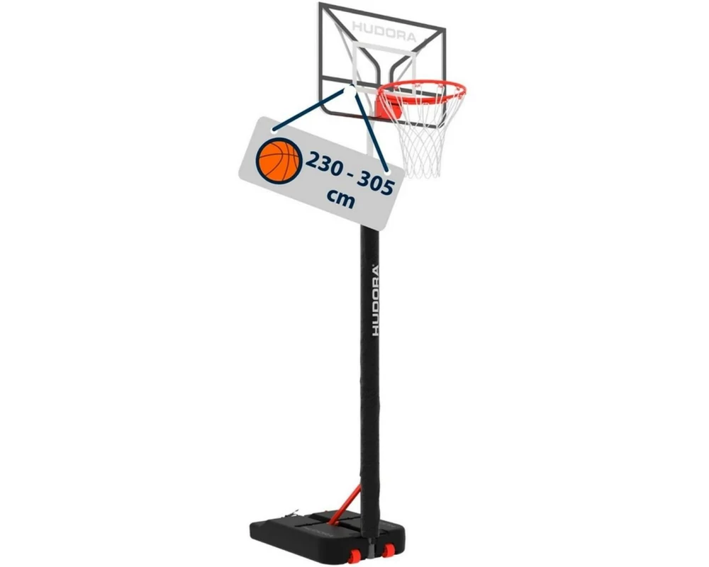 Hudora Basketballständer Roco 305 grau
