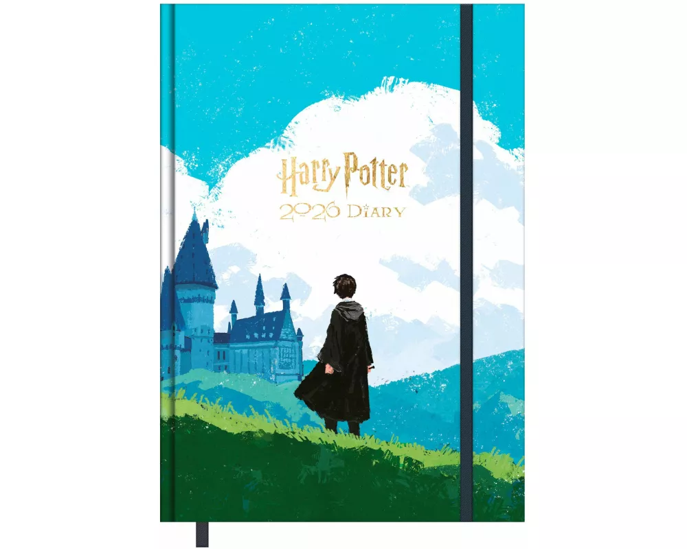 Pyramid - HARRY POTTER 2026 – Buchkalender A5 (15×21 cm) mit wöchentlichen Motiven von Harry, Hermine & Ron, Planer für Schule, Uni, Büro & Fans der W