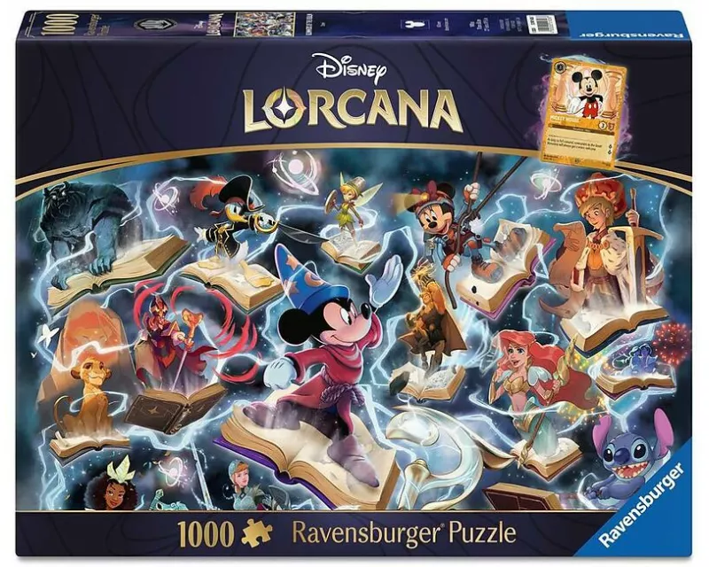 Erwachsenenpuzzle 1000 Teile - Disney Lorcana - Glimmers of the Realm: Steel