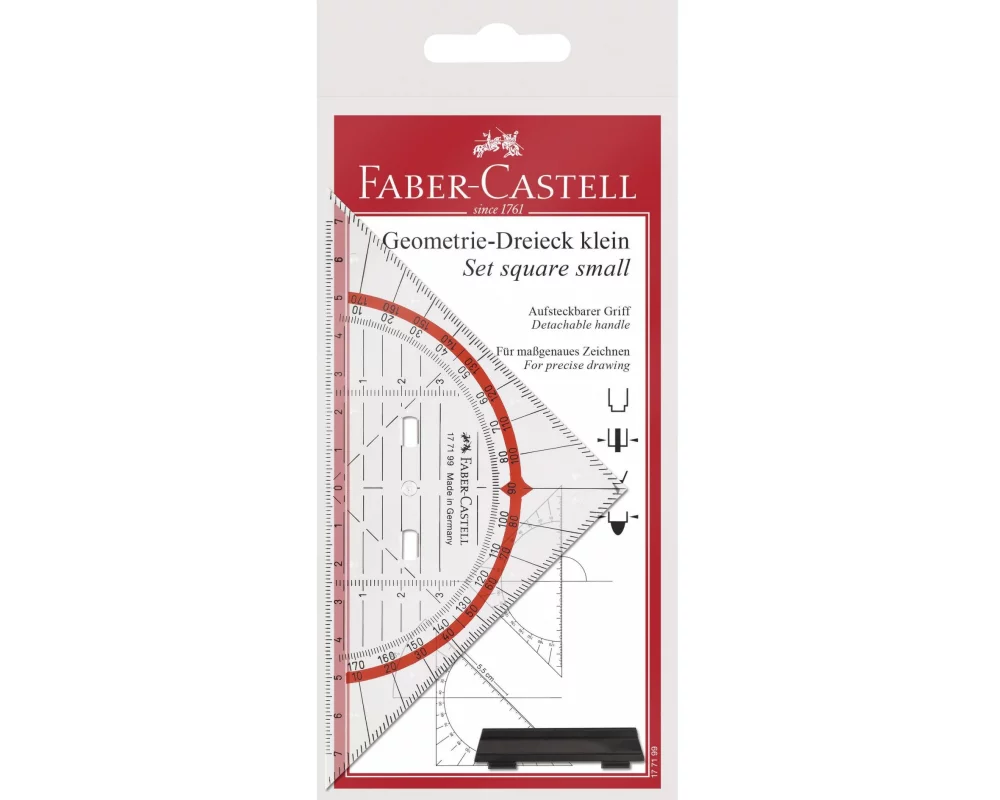 Faber-Castell Geodreieck 14 cm mit Griff