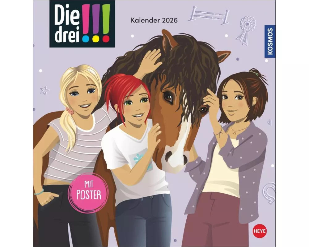 Die drei !!! Broschurkalender 2026