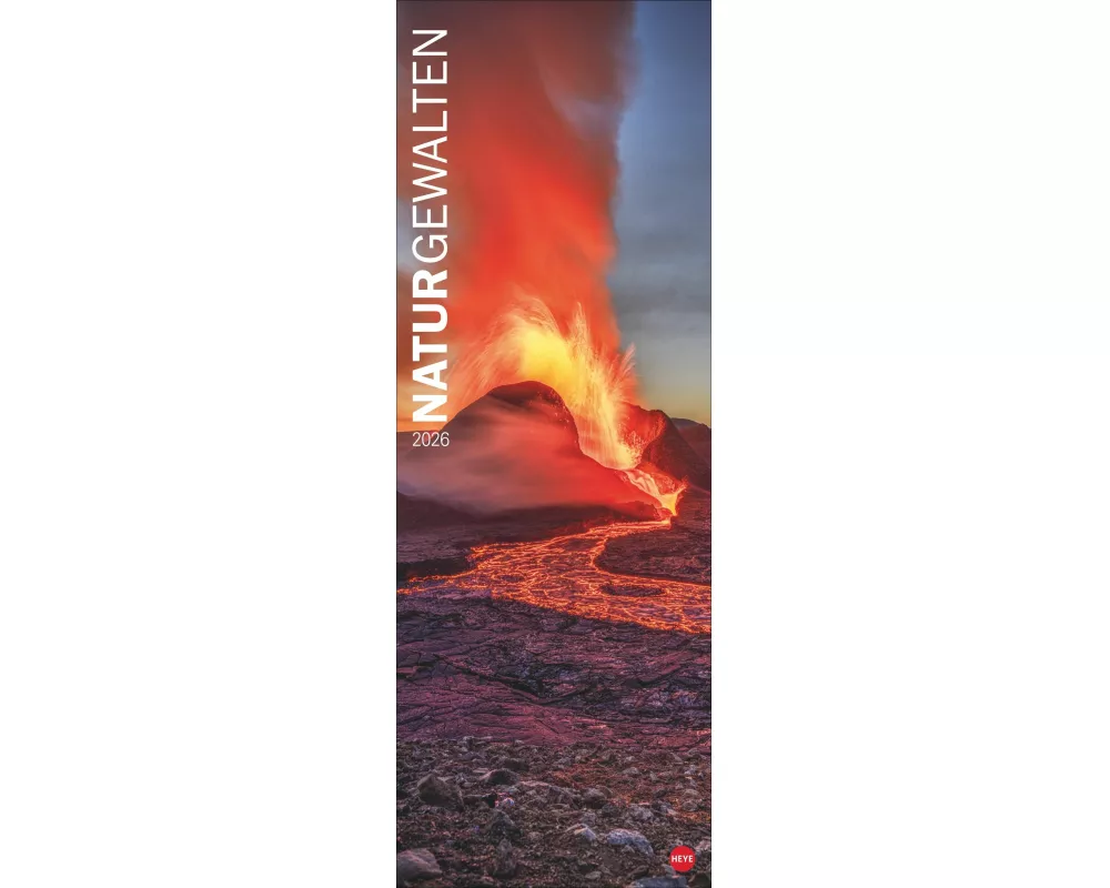 Naturgewalten Vertical Kalender 2026