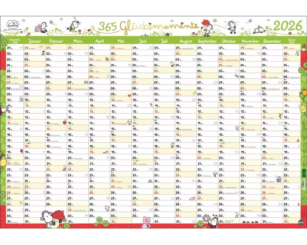 sheepworld Posterplaner 2026