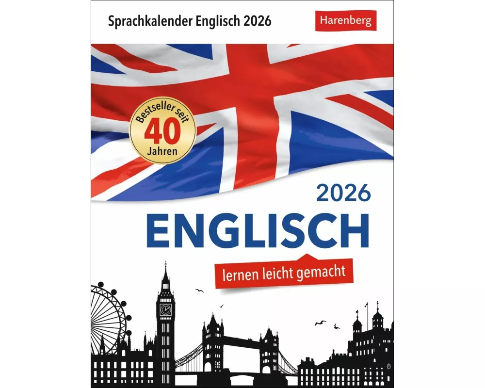 Englisch Sprachkalender 2026 - Englisch lernen leicht gemacht - Tagesabreißkalender