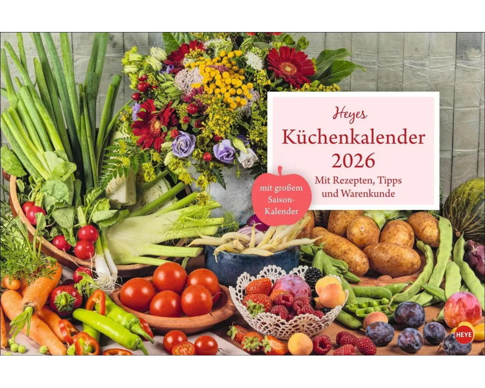 Küchenkalender Broschur XL 2026