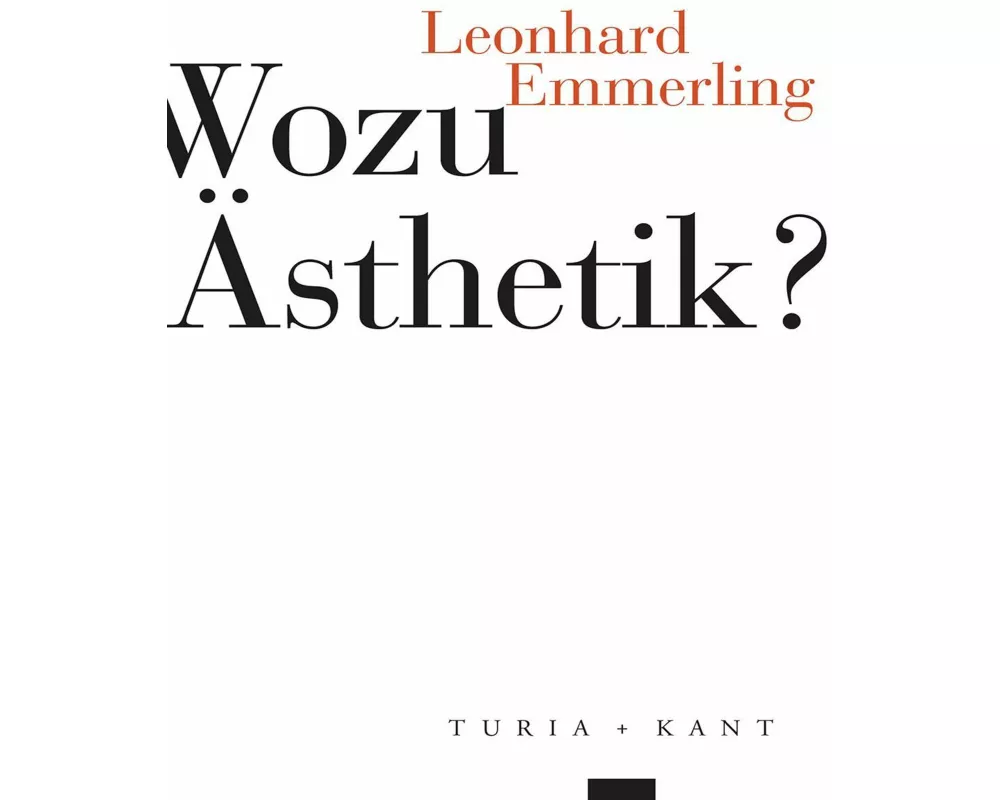 Wozu Ästhetik?