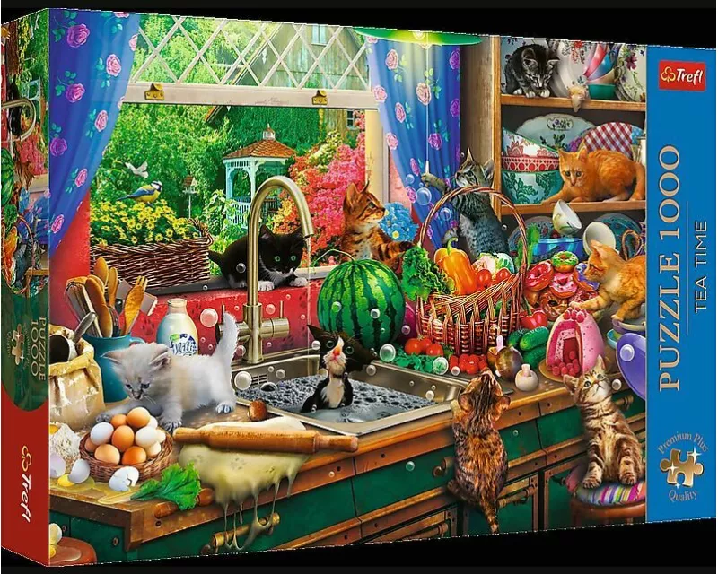 Puzzle Premium Plus 1000 - Katzen