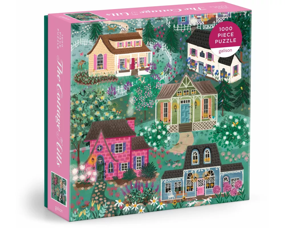 Joy Laforme The Cottage Hills 1000 Piece Puzzle in a Square Box