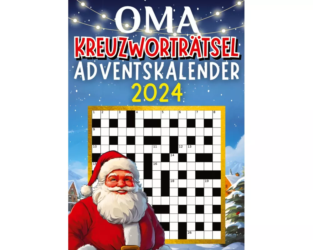 Oma Kreuzworträtsel Adventskalender 2024 ¿ Weihnachtsgeschenk