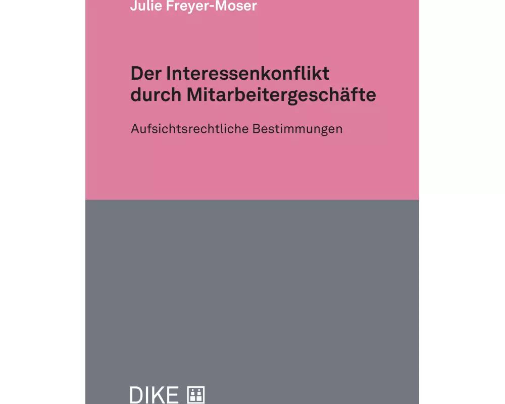 Der Interessenkonflikt durch Mitarbeitergeschäfte