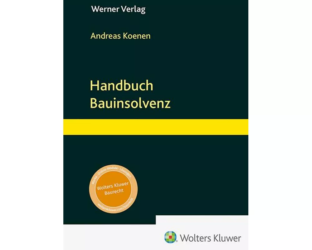 Handbuch Bauinsolvenz