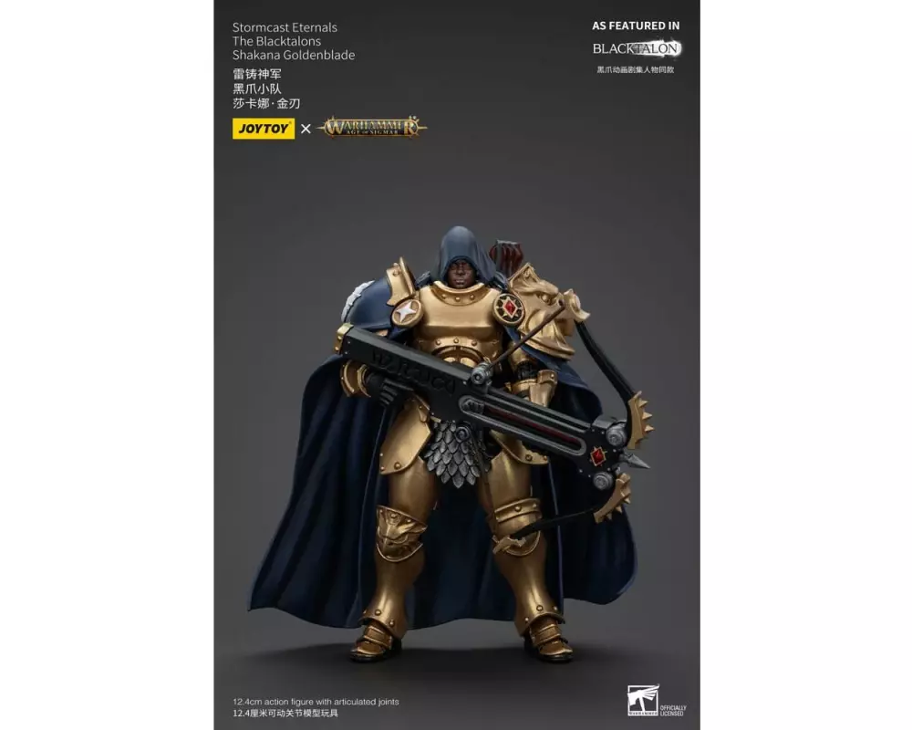 Joy Toy Warhammer Stormcast Eternals Shakana Goldenblade 20 cm