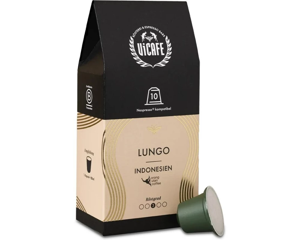 Vicafe Lungo Kapseln 6x 10 Kapseln