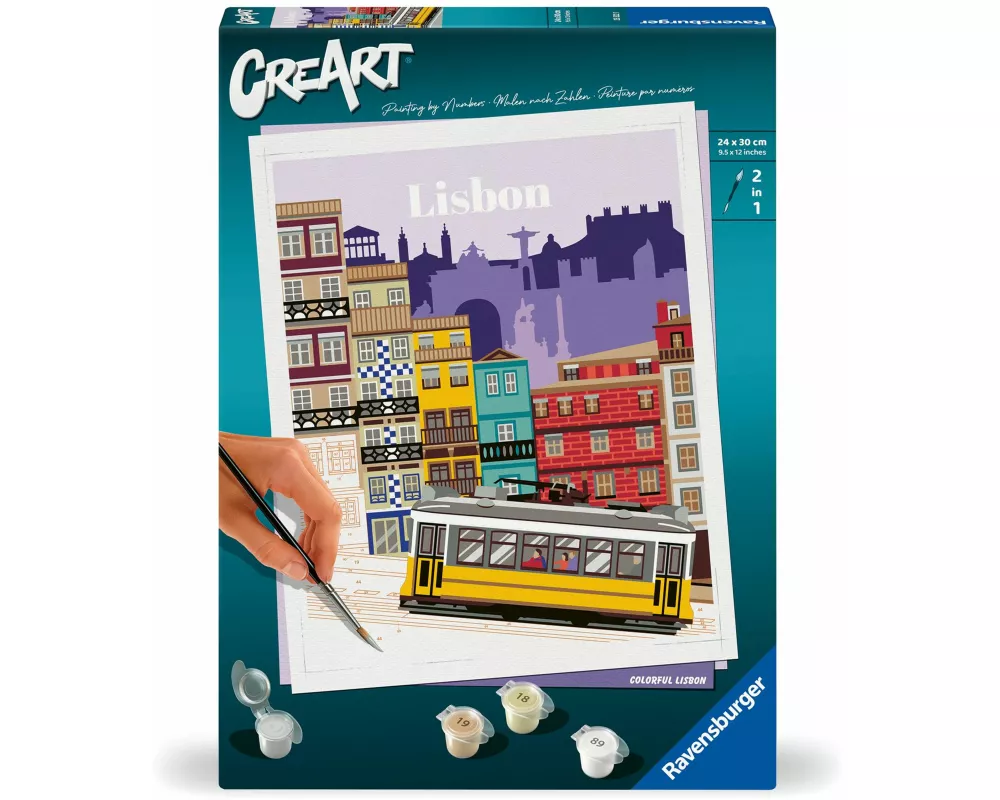 CreArt Citys - Farbenfrohes Lissabon