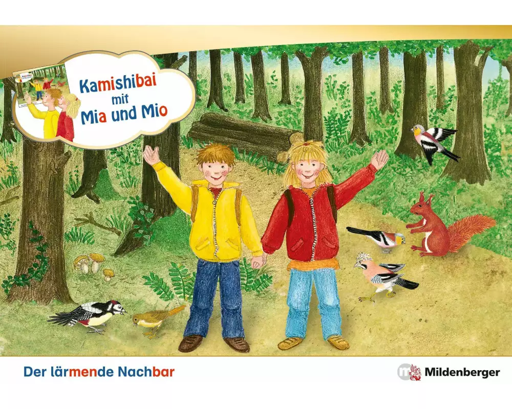 Kamishibai mit Mia und Mio: Der lärmende Nachbar - Set