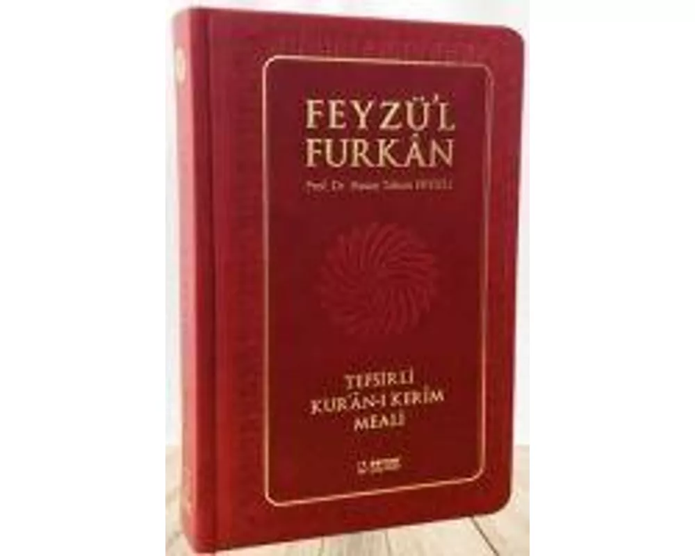 Feyzül Furkan Tefsirli Kuran-i Kerim Meali Orta Boy, Tefsirli Meal, Ciltli - Bordo