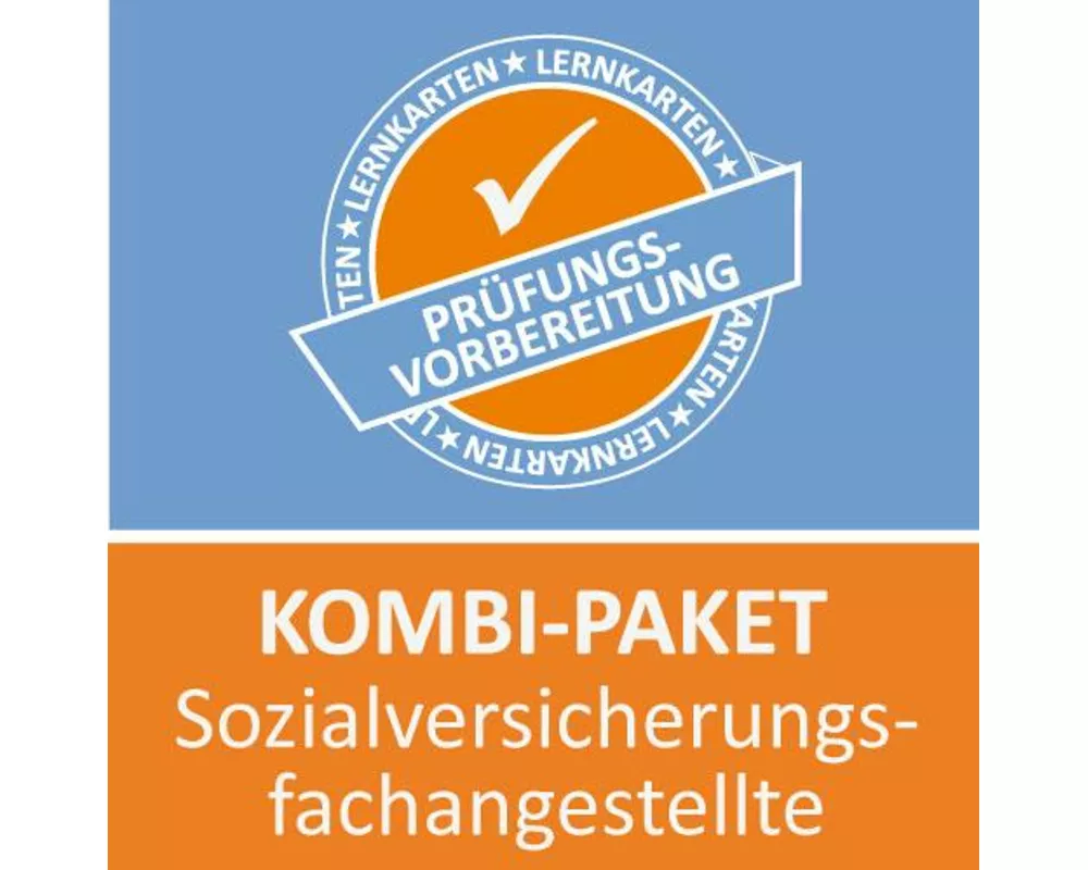 Kombi-Paket Sozialversicherungsfachangestellter Lernkarten