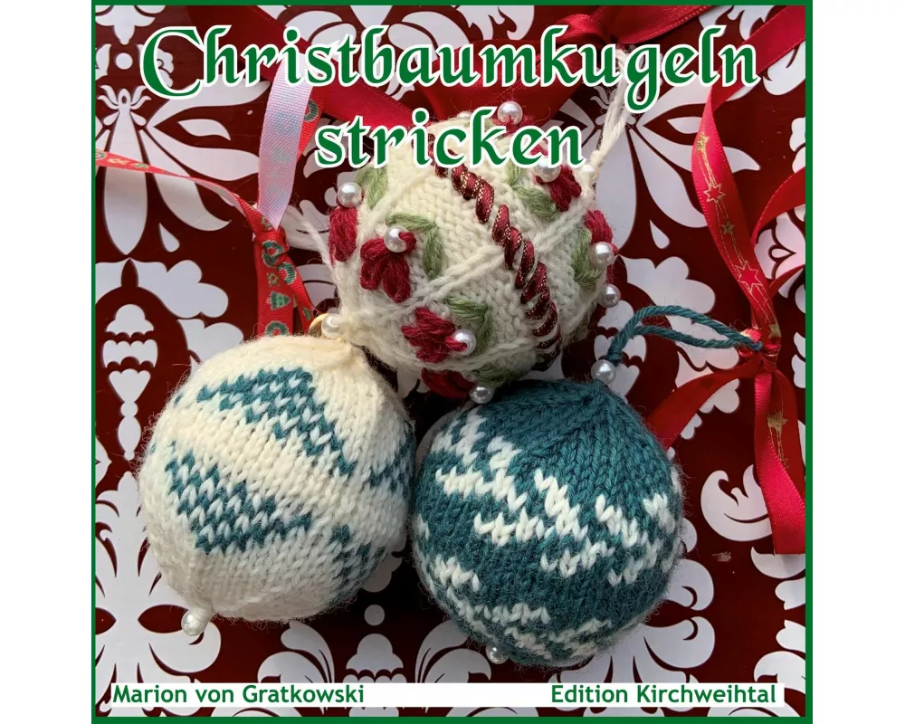 Christbaumkugeln stricken