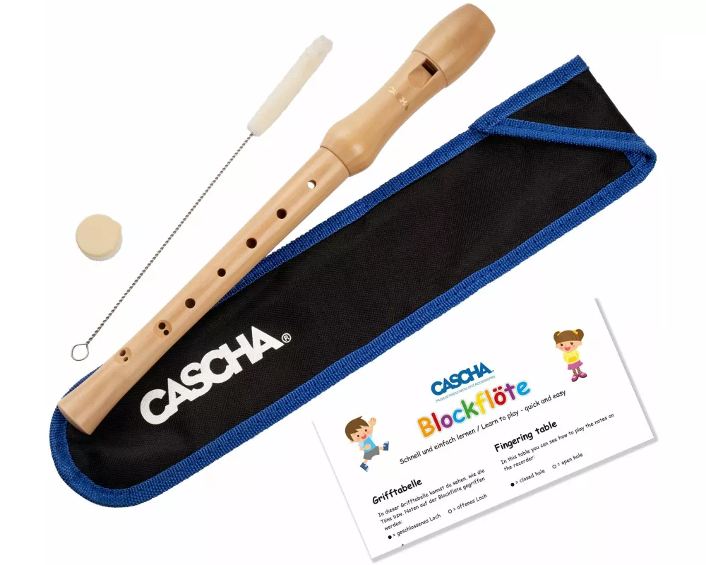 Wooden Recorder Maple - Baroque fingering