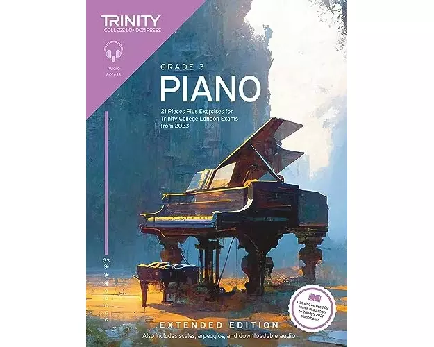 Trinity College London Piano Exam Pieces Plus Exercises from 2023: Grade 3: Extended Edition