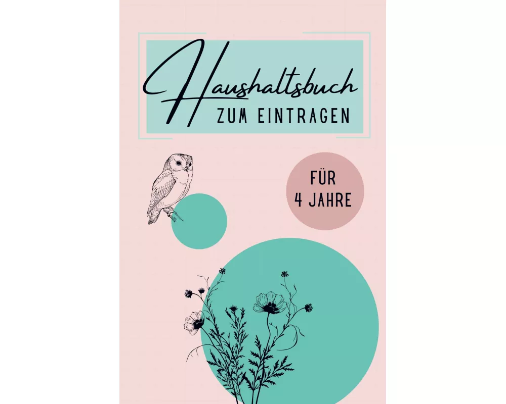 Haushaltsbuch XXL für 4 Jahre