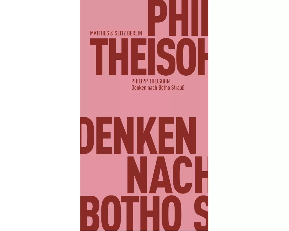 Denken nach Botho Strauß