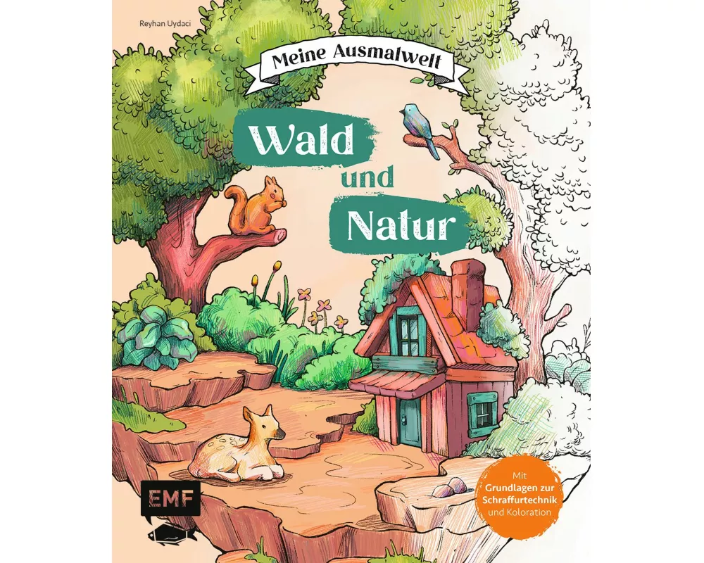 Meine Ausmalwelt: Wald und Natur