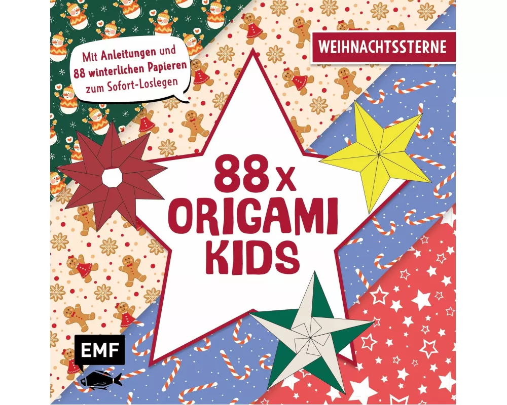 88 x Origami Kids – Weihnachtssterne