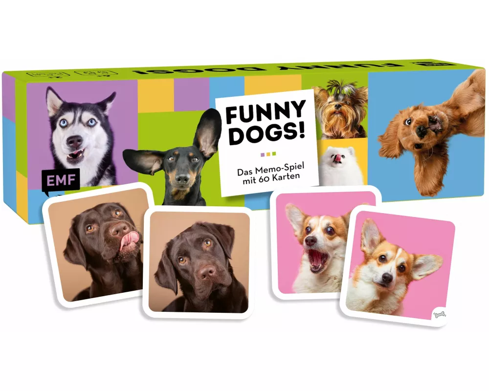 Memo-Spiel: Funny dogs!