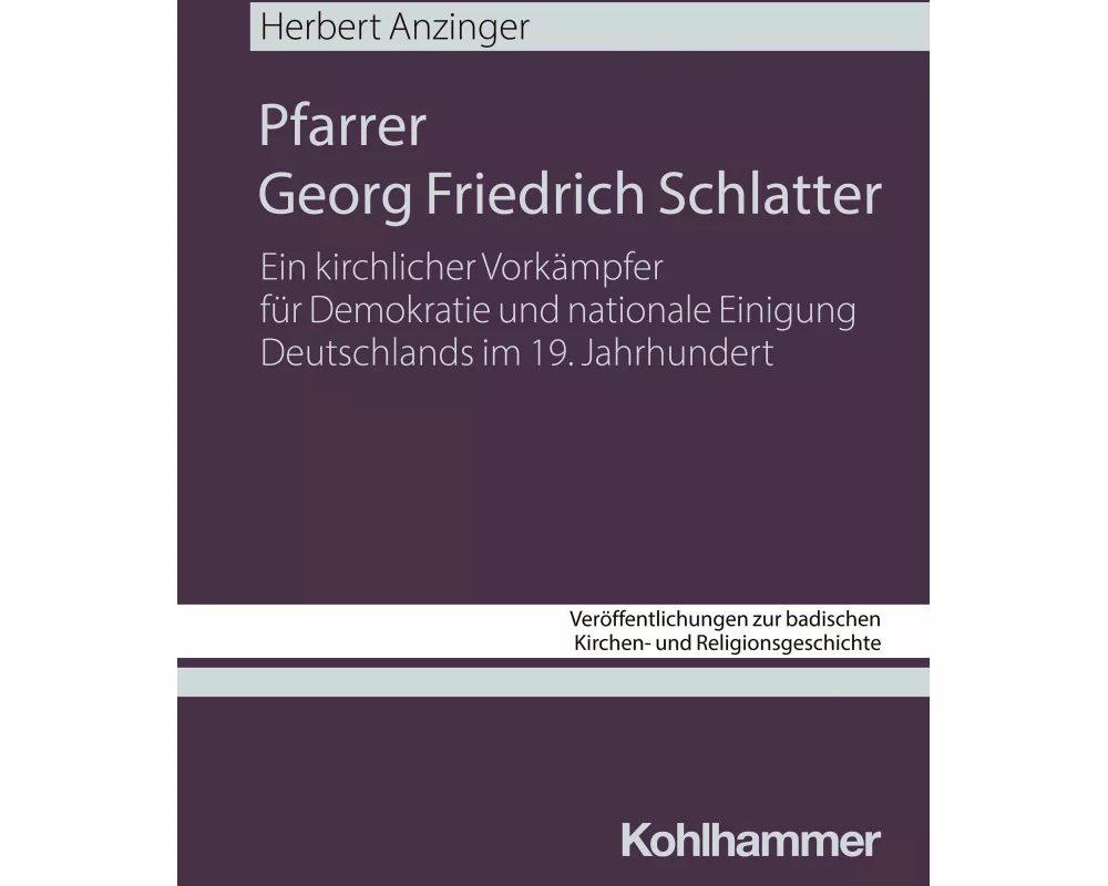 Pfarrer Georg Friedrich Schlatter