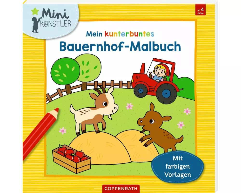 Mein kunterbuntes Bauernhof-Malbuch