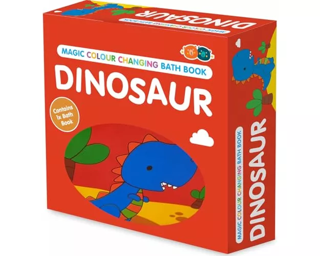 Magic Colour Changing Bath Book - Dinosaur
