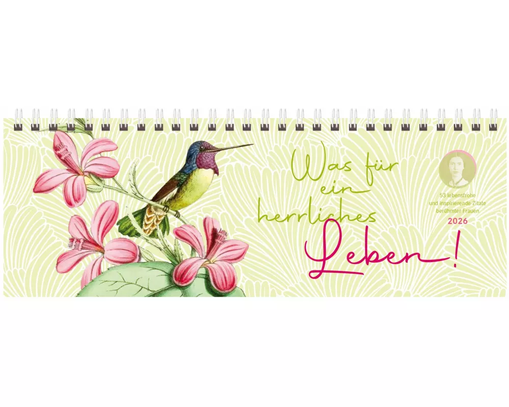 Tischquerkalender Was für ein herrliches Leben! 2026