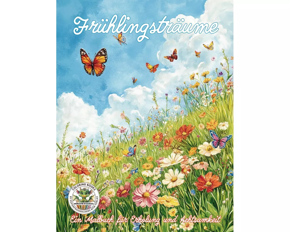 Frühlingsträume - Ein Malbuch für Erholung und Achtsamkeit