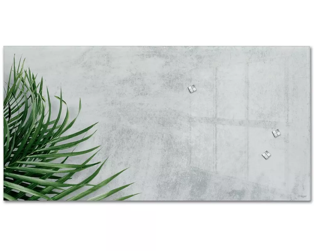 Sigel Glassboard magnetisch 910x460, Botanic, Grün