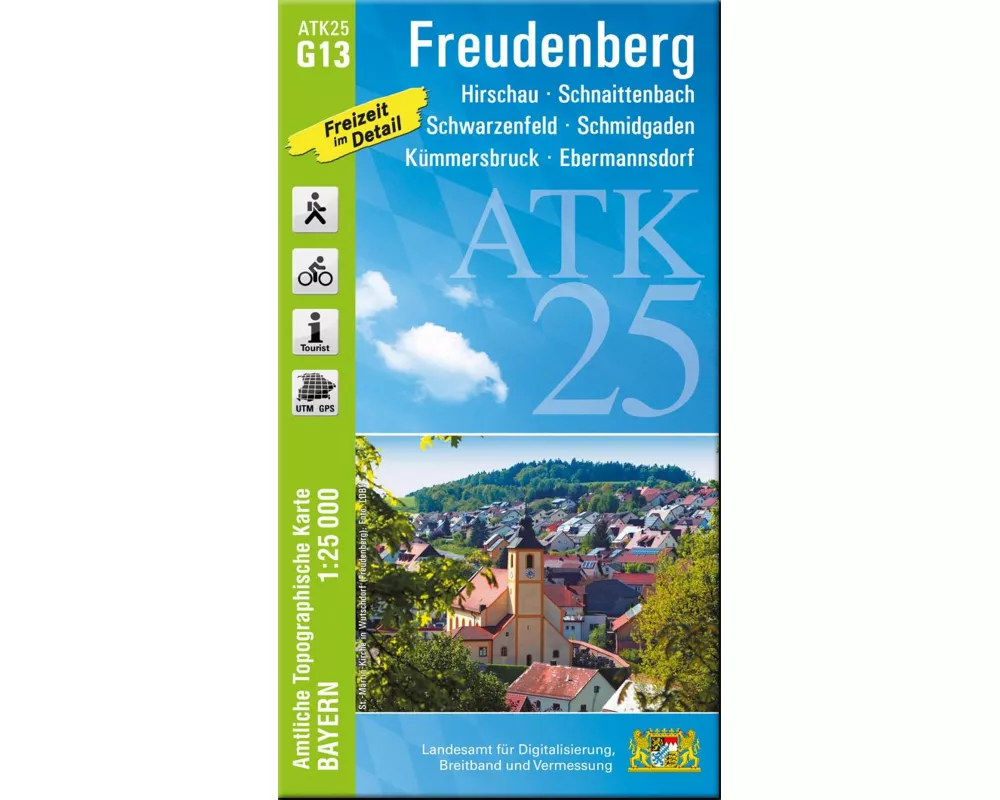 ATK25-G13 Freudenberg (Amtliche Topographische Karte 1:25000)