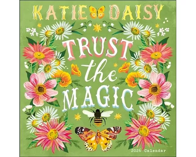 Katie Daisy 2026 Wall Calendar