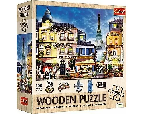 Holz Puzzle 1000 - Französische Allee