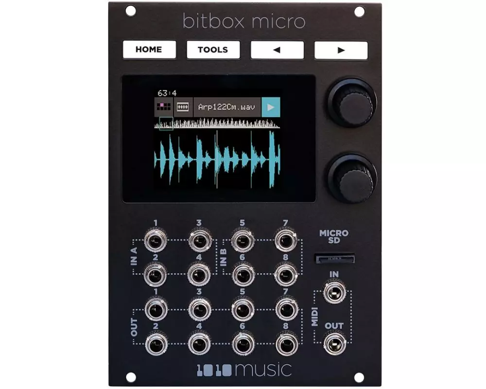 1010Music Bitbox Micro Black Edition, Schwarz, Weiss