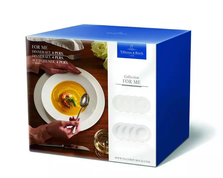 Villeroy & Boch Speise-Service For Me 8-teilig Weiss