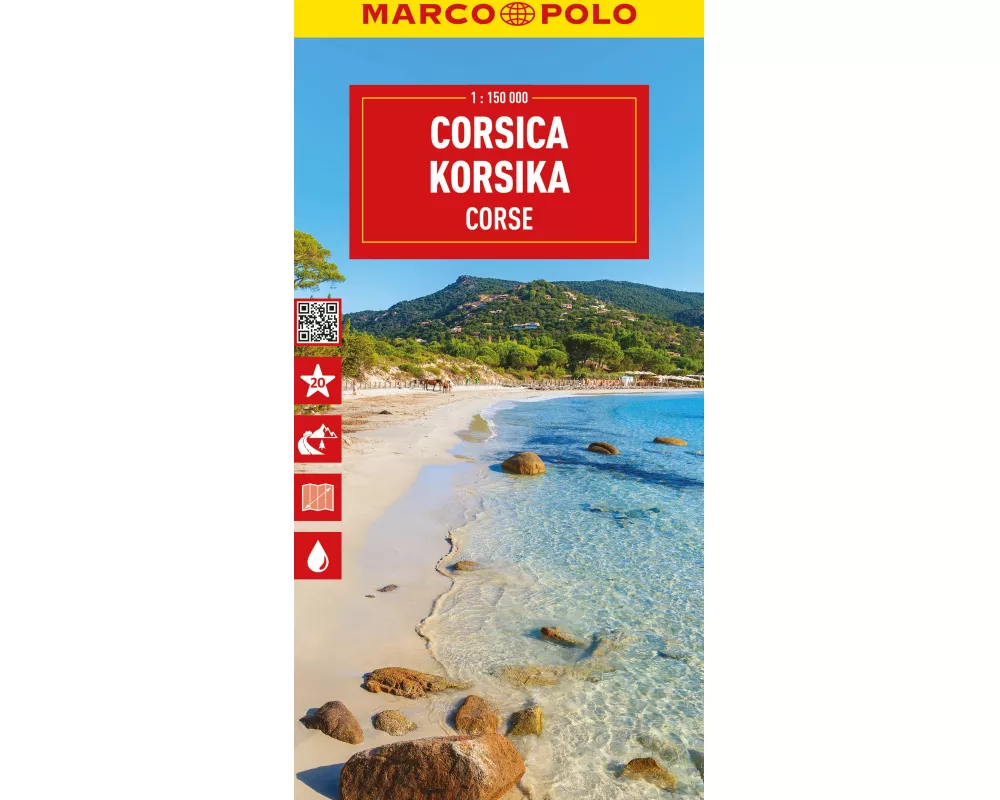MARCO POLO Reisekarte Korsika 1:150.000