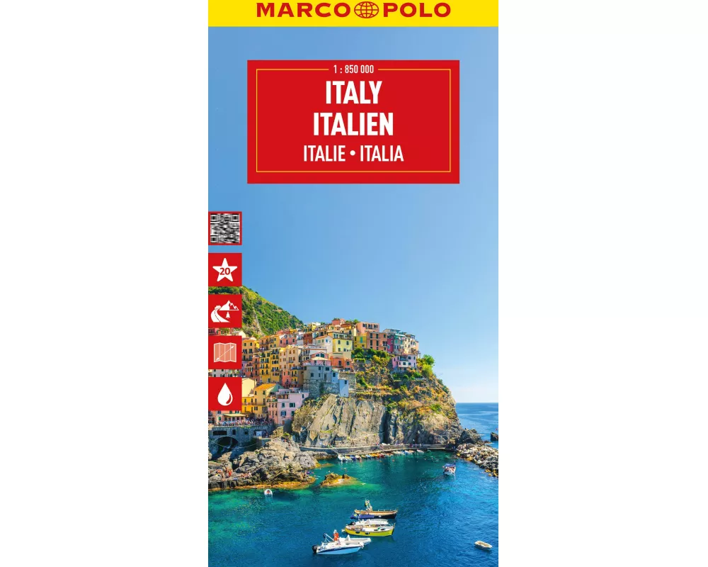 MARCO POLO Reisekarte Italien 1:850.000
