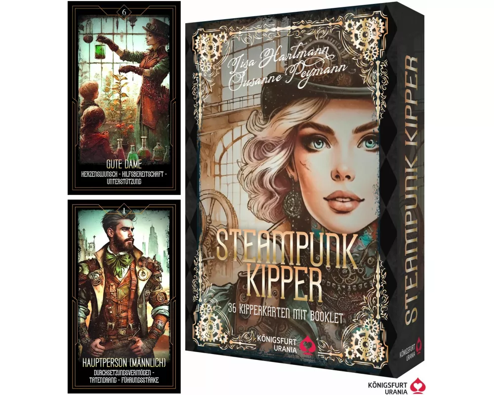 Steampunk Kipper - 36 Kipperkarten und 144-seitiges Booklet (Cyberpunk)