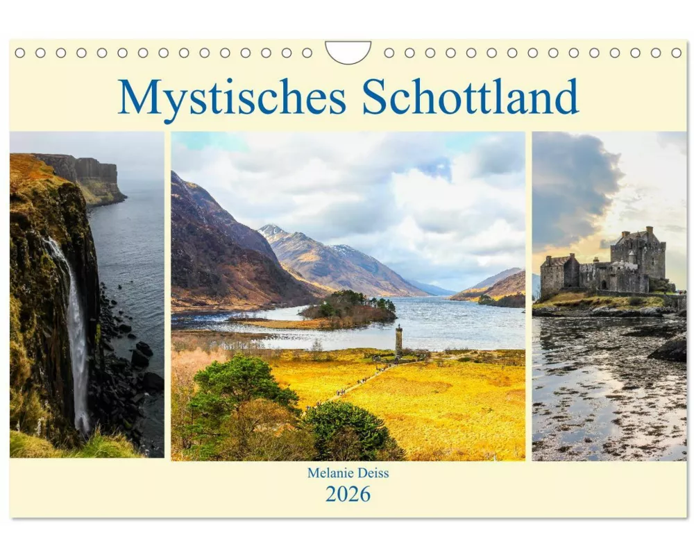 Mystisches Schottland (Wandkalender 2026 DIN A4 quer), CALVENDO Monatskalender