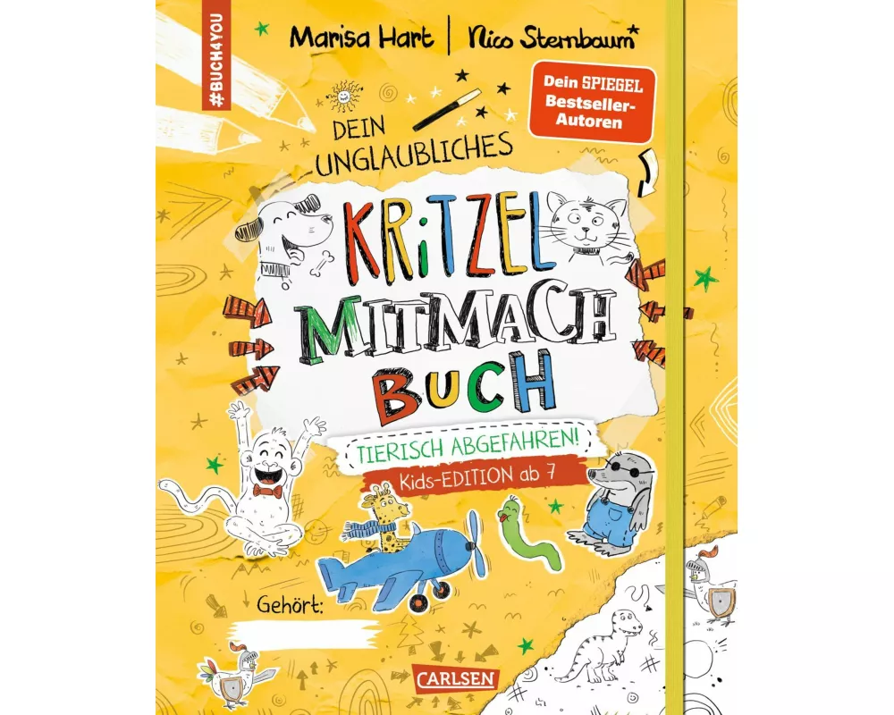 #buch4you: Dein unglaubliches Kritzel-Mitmach-Buch
