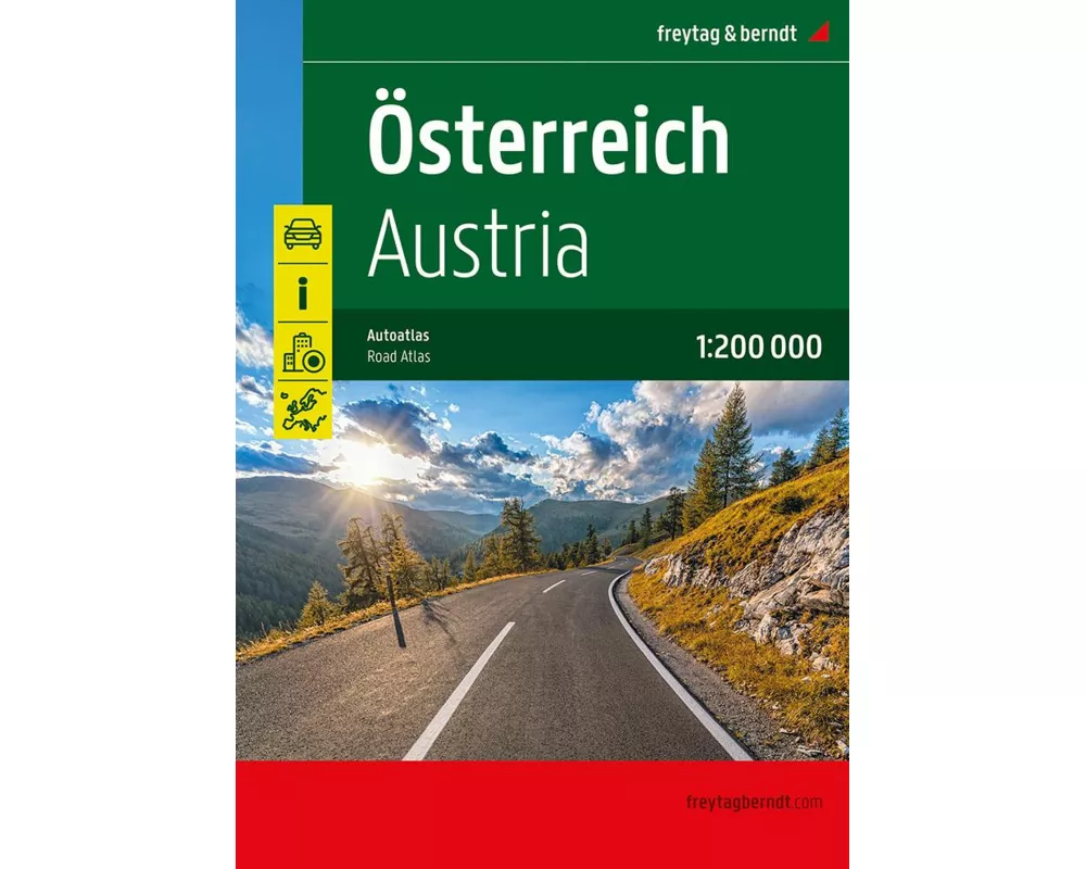 Österreich, Autoatlas 1:200.000, freytag & berndt